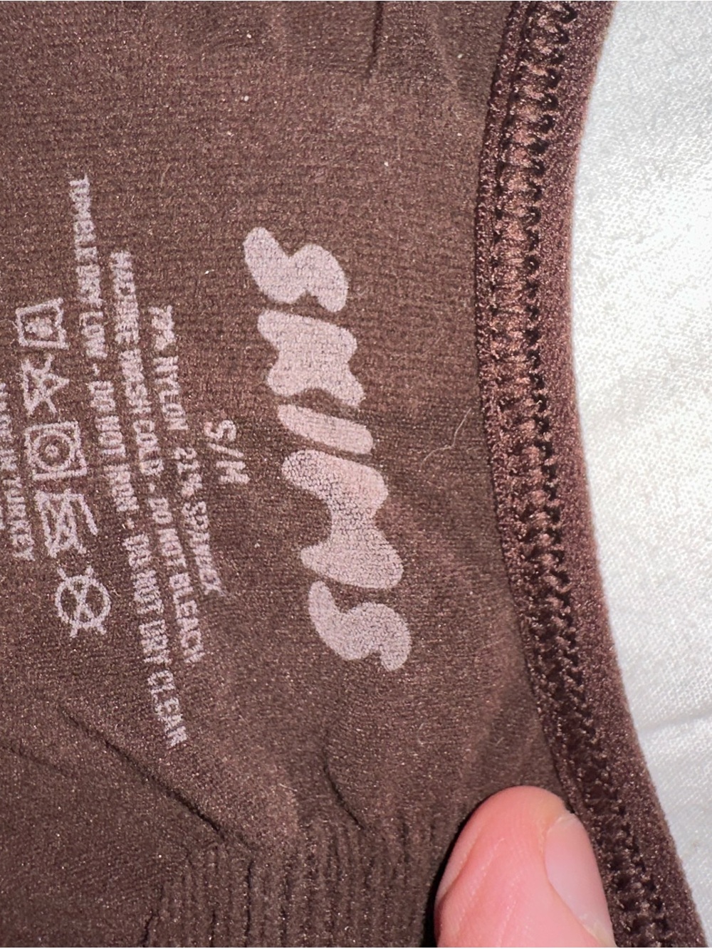 SKIMS Brown Seamless Scoop Bralette